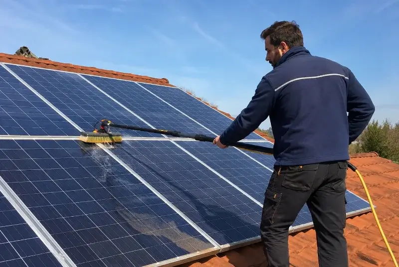 Nettoyage et entretien de panneaux solaires à Archingeay